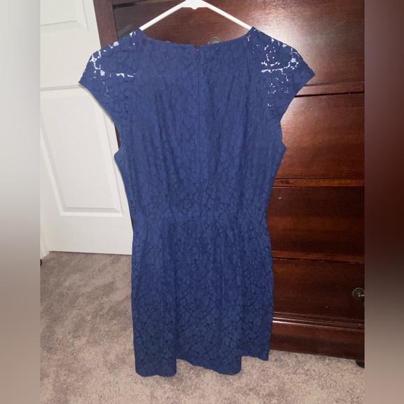 MADEWELL Navy Lace Dress - Picture 4 of 7